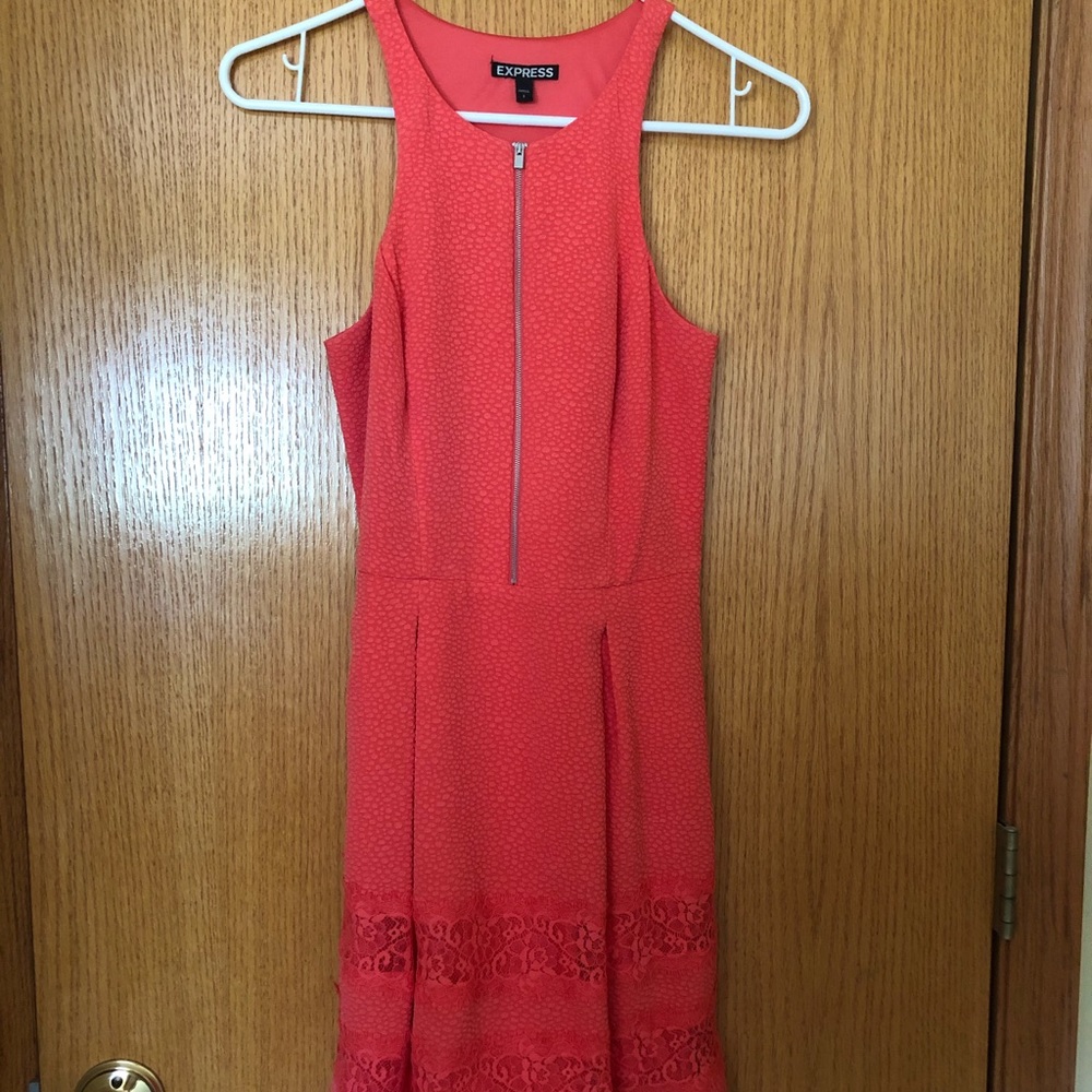 Coral dress